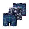 Cool De Sacs Scotland Rugby 3-Pack Technical Boxer Shorts