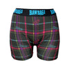 Women's Boxer Shorts Techno Tartan