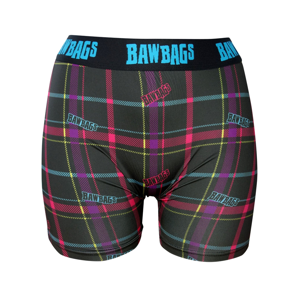 Women's Boxer Shorts Techno Tartan