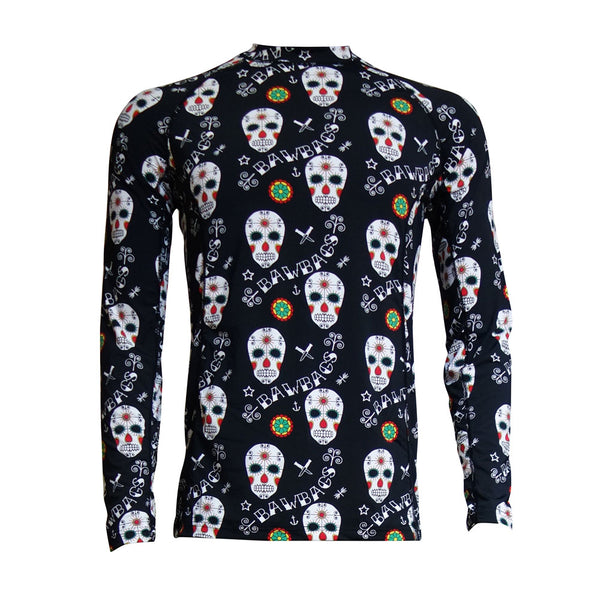 Day Of The Dead Base Layer Top - Bawbags 