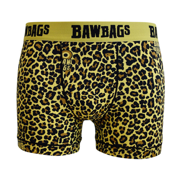 Cool De Sacs Leopard Boxer Shorts - Bawbags 