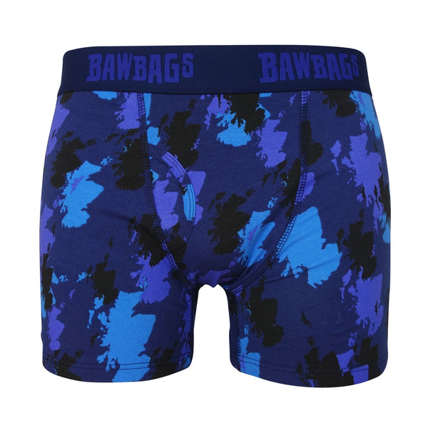 Kids Scotland Camo Boxer Shorts - Bawbags